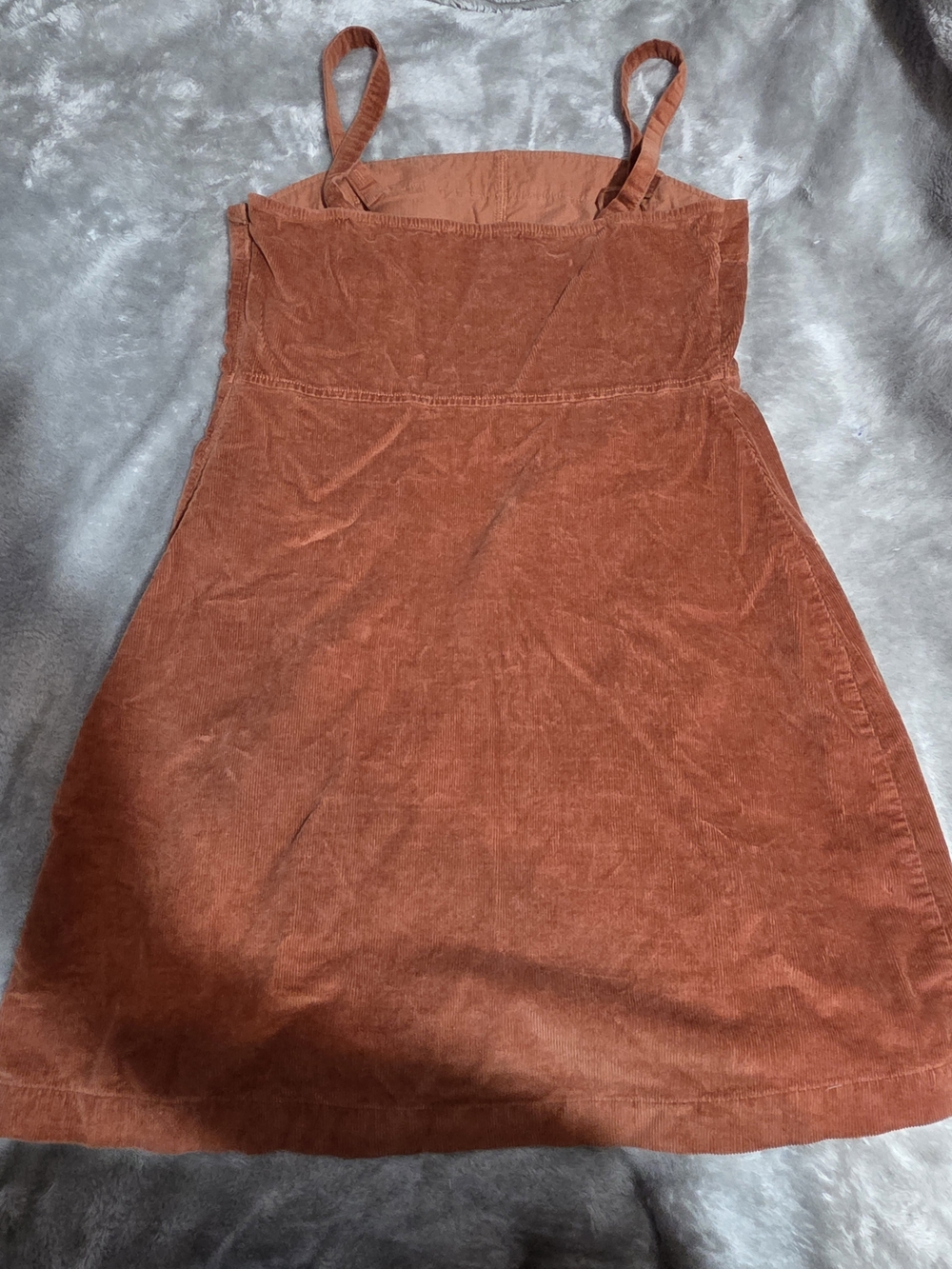 Hollister Rust-Brown Corduroy Mini Dress - Picture 6 of 9